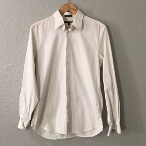 Mens Express white dress shirt